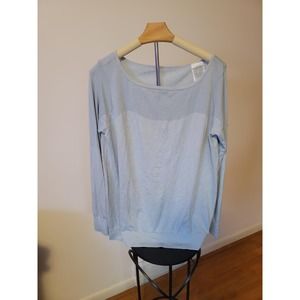 Dri Fit Nike Long Sleeved Lt. Blue Women X Large